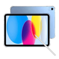 Miniatyrbillede 4 af 6: Til iPad 10.9 (2022)/iPad 10. generations blødt TPU klart tabletcover Forstærket 4 hjørner Stødabsorberende bagkasse Transparent