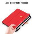 Miniatyrbillede 2 af 9: Apple iPad mini 6 (2021) Tablet Case Cover Wake / Sleep - Red Red