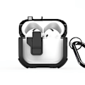 Pikkukuva 7 / 11: AirPods 4 -kotelolle DUX DUCIS PC+TPU Bluetooth-kotelo / kuori koukulla Black