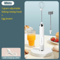 Miniatyrbilde 1 av 11: Melkeskummer Automatisk melkeskum Eggvisp Oppladbar hvit White