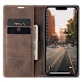 Pikkukuva 7 / 11: CASEME Retro lompakkokotelo iPhone 14 Prolle - tummanruskea Brown