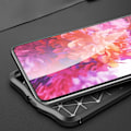 Miniatyrbillede 6 af 6: Litchi Texture Soft TPU Taske til Samsung Galaxy S22 - Sort Black
