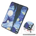Miniatyrbilde 5 av 10: Tri-fold Stativveske for iPad 10.9 (2022) Tablettdeksel - Maleri Multicolor
