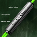 Miniatyrbild 5 av 8: USB-C Hörlurar med Mic Magnetic In-ear Gaming Hörlurar - Grön Grön