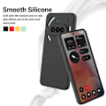 Pikkukuva 7 / 8: Nothing Phone (3a) Kotelo Nestemäinen Silikoni Takakuori Hihnalla Transparent