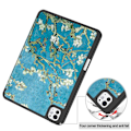 Miniatyrbild 5 av 5: Till iPad Pro 11 (2024) Slim fit tri-fold fodral Pennfack - Blossom multifärg