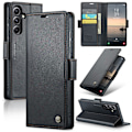 Miniatyrbillede 1 af 8: CASEME Retro Pung Taske til Samsung Galaxy S23 FE - Sort Black