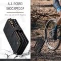 Pikkukuva 8 / 11: Samsung Galaxy Z Fold 4 5G CASEME Useiden korttipaikkojen teline puhelimen kansi - musta Black