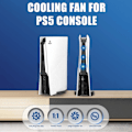 Miniatyrbillede 3 af 11: Til Sony Playstation 5 Spilkonsol Køleblæser Lavstøj varmeafledning Blæserkøler Black
