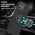 Pikkukuva 5 / 7: iPhone 12 Mini sormirengas tukijalustan hybridikotelo Black
