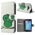 Pikkukuva 1 / 9: Samsung Galaxy J1 Plånboksfodral Sleeping Owl Black