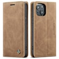 Pikkukuva 1 / 9: CASEME Retro Lompakkokotelo iPhone 13 - Ruskea Brown