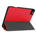 Miniatyrbillede 4 af 6: For iPad Pro 11 2021 Tri-fold Stand Tablet Case Cover - Red Red