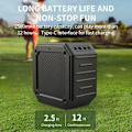Miniatyrbild 5 av 11: Magnetisk Bluetooth högtalare golfvagn Vattentät subwoofer mikrofon Svart