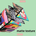 Miniatyrbilde 10 av 10: Fidget 3D Magic Cube Transformert Puslespill - Mekanisk Multicolor