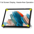 Miniatyrbilde 7 av 7: Tri-fold Stativveske for Samsung Galaxy Tab A9 8.7\" - Katt Multicolor