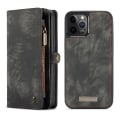 Miniatyrbilde 1 av 11: CASEME iPhone 12 Pro Max Retro Lommebok-deksel - Svart Black