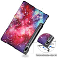 Pikkukuva 4 / 9: Kolmen taittotelineen älykotelo Samsung Galaxy Tab S10+ (S10 Plus) -puhelimelle Multicolor