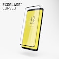 Miniatyrbillede 2 af 3: Copter Exoglass Buet Ramme iPhone 15 Pro Max - Sort Fuldlim Transparent