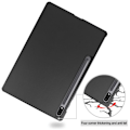Miniatyrbillede 7 af 9: Trifoldet Stand Smart Taske til Samsung Galaxy Tab S7 Plus - Sort Black