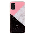 Pikkukuva 3 / 4: Marble Pattern IMD TPU Soft Back Case for Samsung Galaxy A41 - Style H Black