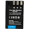 Miniatyrbillede 3 af 5: EN-EL9 Li-ion-batteri til Nikon D40/D40X/D3000/D5000/D60 osv Black