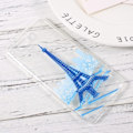 Miniatyrbillede 3 af 3: Huawei P10 Soft Gel TPU skal - Blue Eiffel Tower Transparent