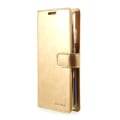 Pikkukuva 6 / 10: MERCURY GOOSPERY Mansoor Wallet Diary PU-nahkakotelo Samsung Galaxy S21 Ultra Gold