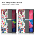 Miniatyrbilde 6 av 8: Trifoldbart deksel til Lenovo Tab P11 TB-J606F/P11 Plus - Sommerfugl Multicolor