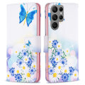Miniatyrbilde 1 av 5: Pengesekk-Stativveske for Samsung Galaxy S24 Ultra med Mønster Telefondeksel Multicolor