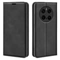 Til Honor Magic7 Pro 5G Etui Hudfølelse Pungcover - Sort Black