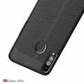 Pikkukuva 3 / 11: Litchi Texture Soft TPU Case for Samsung Galaxy A20s - Black Black