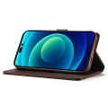 Miniatyrbilde 5 av 6: LC.IMEEKE Lommebokveske for iPhone 15 Dark brown