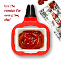 Pikkukuva 4 / 5: Car Sauce Holder Air Vent Sauce Holder Removable Dipping Sauces Container - Red Red