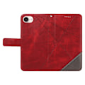 Miniatyrbilde 5 av 9: Lommebokdeksel til iPhone 16e – Geometrisk Linje Red