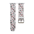 Miniatyrbild 6 av 7: Silicone klockrem för Apple Watch 4 44mm, 3/2/1 42mm - Flamingo multifärg