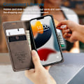 Miniatyrbilde 3 av 10: CASEME Retro Lommebok Etui for iPhone 13 - Kaffe Dark brown
