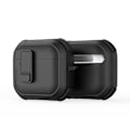 Pikkukuva 1 / 11: AirPods 4 -kotelolle DUX DUCIS PC+TPU Bluetooth-kotelo / kuori koukulla Black