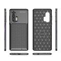 Pikkukuva 6 / 8: Carbon Fiber Anti-drop Soft TPU Case for Motorola Edge+ - Black Black