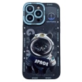 Miniatyrbild 1 av 6: TPU telefonfodral Skal för iPhone 15 Plus Fodral Katt - Svart Svart