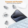 Miniatyrbillede 7 af 10: 4-pak USB til Type-C 3.2 Adapter Sæt: 2 USB til Type-C & 2 Type-C til USB Adaptere