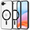 iPhone 16e skal MagSafe - Transparent / svart Iphone 16e