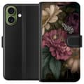 Kompatibelt Plånboksfodral för Apple iPhone 17 Blommor