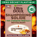 Miniatyrbillede 2 af 3: GARNIER Ultra Doux Solid Shampoo - Skadet hår - Ingefær og økologisk mandelolie - 60 g