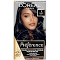 Pikkukuva 1 / 3: Väri - L'Oréal - Préférence 1 - Musta Napoli - Pysyvä - 100% Valkoiset Hiukset Peitetty Noir napoli