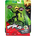 Pikkukuva 4 / 4: BANDAI Ihmeellinen leppäkerttu - Mininukke 12 cm: Kissa Noir ja hänen varusteet sort