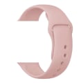 Pikkukuva 8 / 9: Silikoniranneke Sileä ja Mukava istuvuus - Apple Watch 38mm/40mm/41mm - Tumman sininen blue