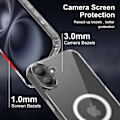 Miniatyrbild 3 av 6: iPhone 16 PLUS Skal Transparent - MagSafe - Heltäckande stöttålig skydd