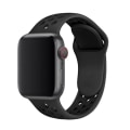 Miniatyrbild 3 av 9: Sportigt och Flexibelt Gummiarmband – Till Apple Watch 38mm/40mm/41mm - Svart/Rosa