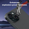 Pikkukuva 5 / 6: 2-Pakka iPhone 13 Pro & iPhone 13 Pro Max - Kameran suojalasi karkaistua lasia